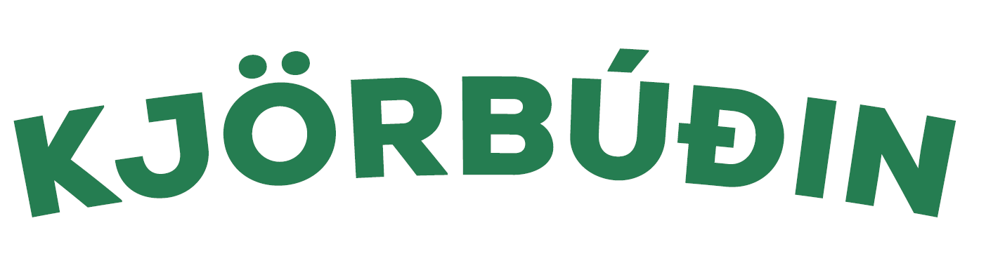 Kjorbudin Iceland Grocery Store Logo